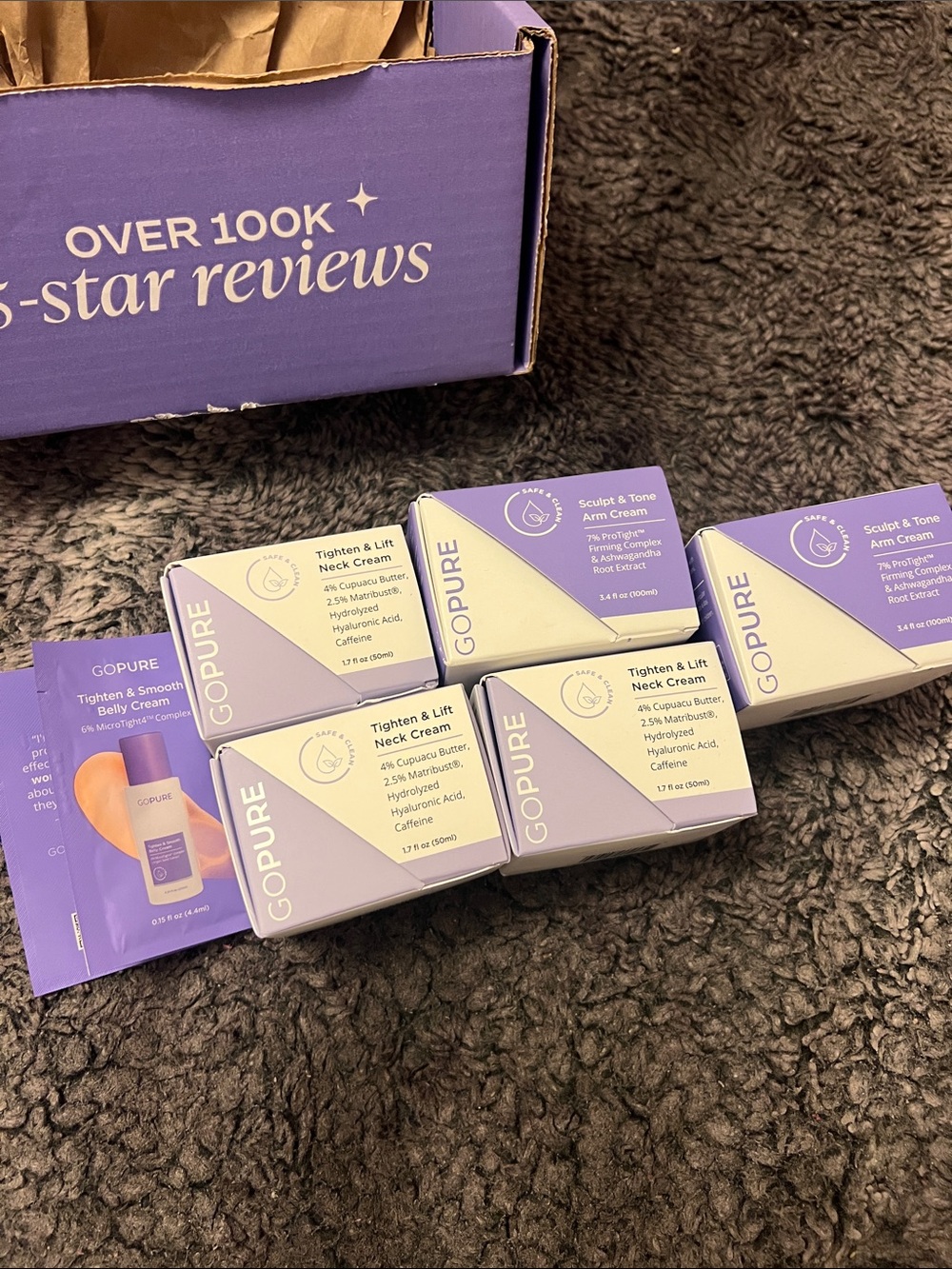 GoPure Purple Body Oil & Moisturizer - Hydrating Body Care - Picture 3 of 4
